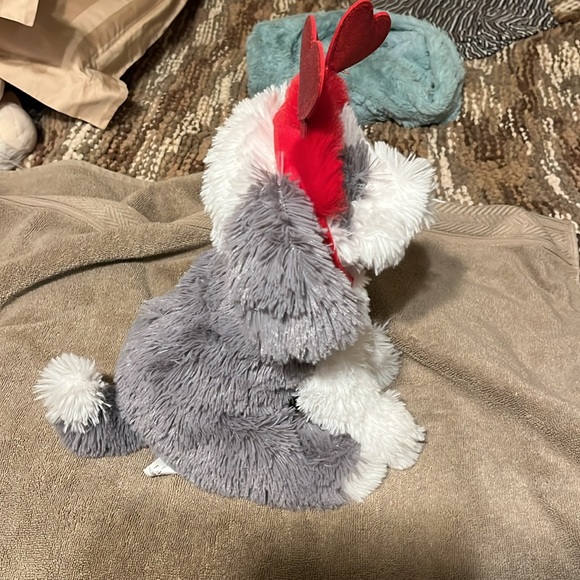 FAO Schwartz Sparklers the Old English Sheepdog with blue eyes and headband - Picture 4 of 6